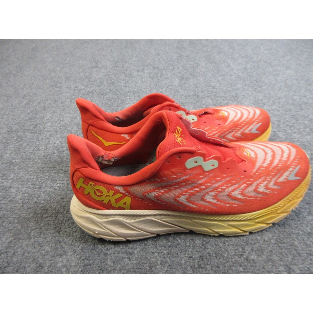 Hoka One One Arahi 6 Running Shoes Mens Size 13 Orange Stability 1123194 FAYW